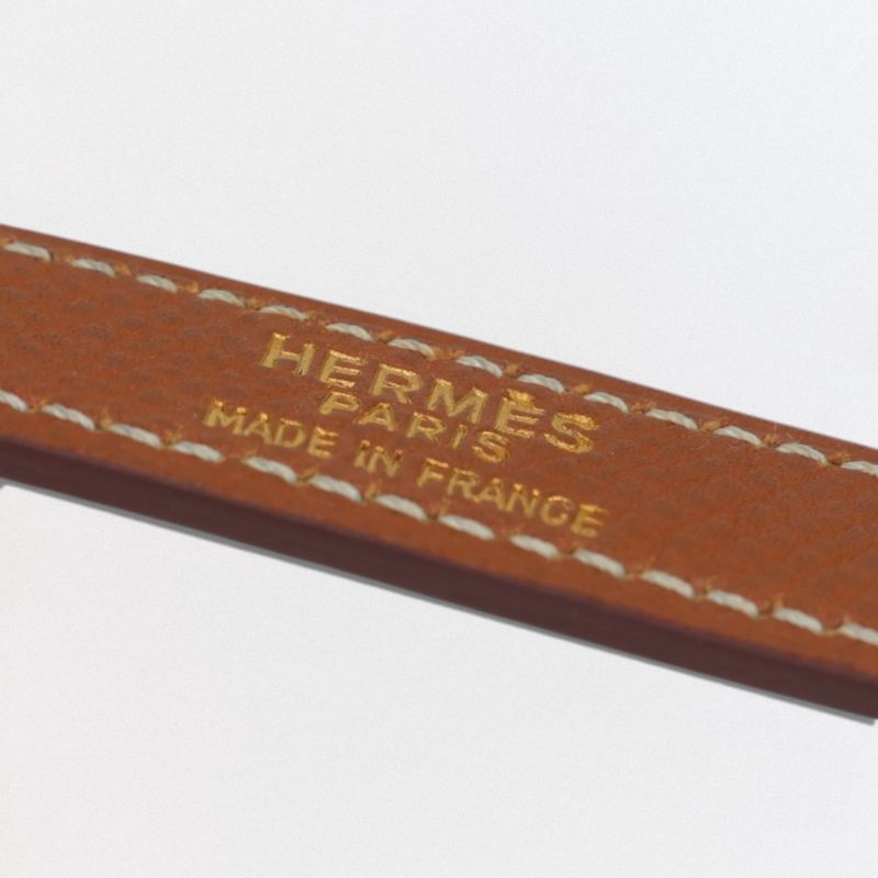 Hermes Shoulder Strap Epson Gold Brown Hardware Bag Kelly — view 3