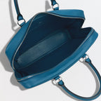Hermes Plume Dock 38 Bag Business Briefcase Evercolor Blue — view 9
