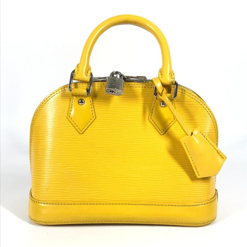 Louis Vuitton Handbag Alma BB Epi Leather Citron Yellow — view 3