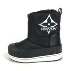 Louis Vuitton Boots Logo Snow Short 36 Black — view 4