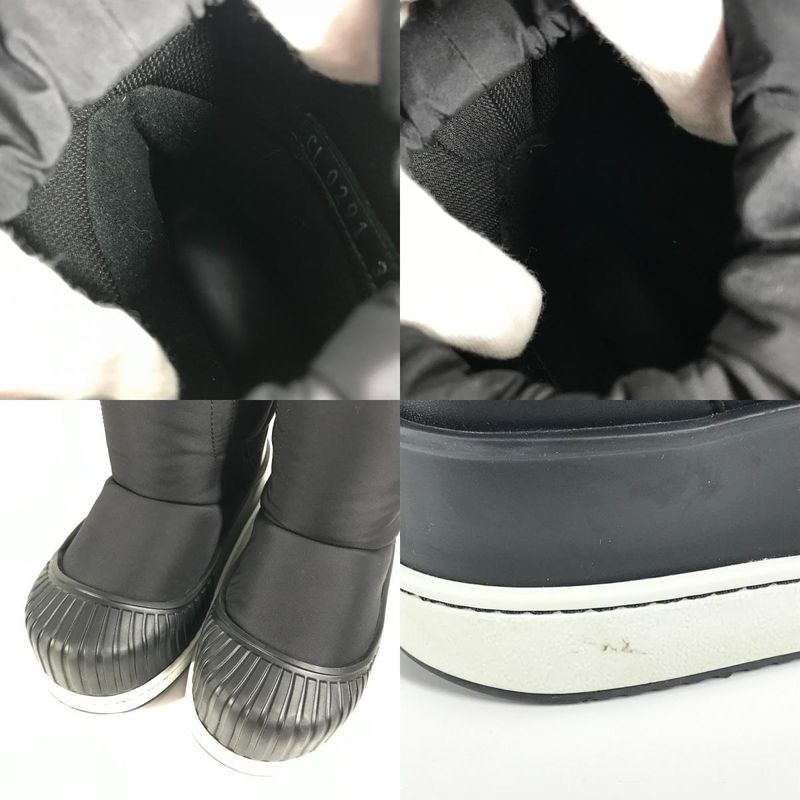 Louis Vuitton Boots Logo Snow Short 36 Black — view 9
