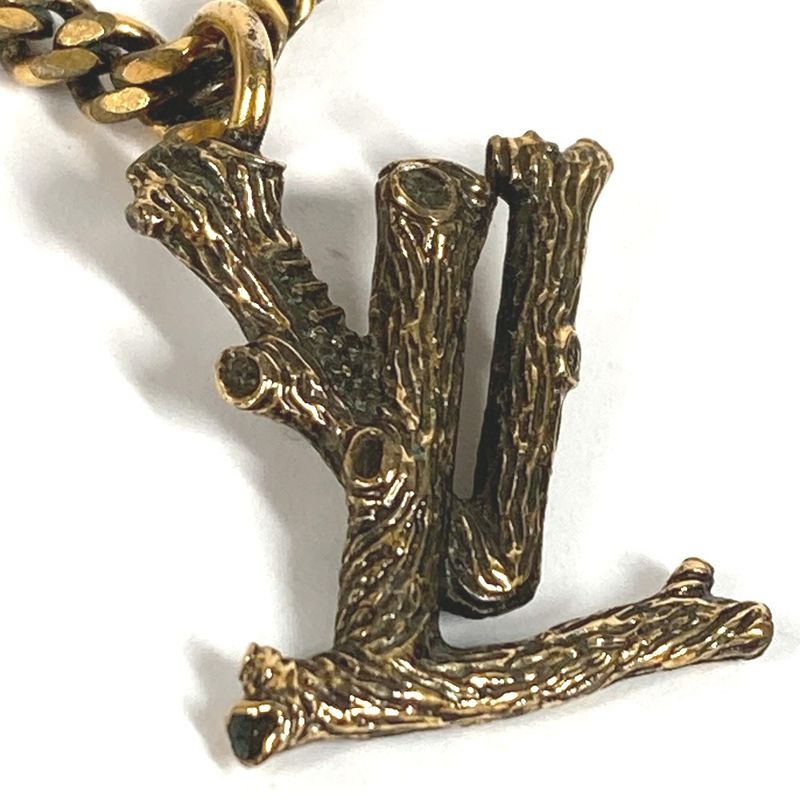 Louis Vuitton Necklace Pendant Wood Mp2780 Metal — view 3