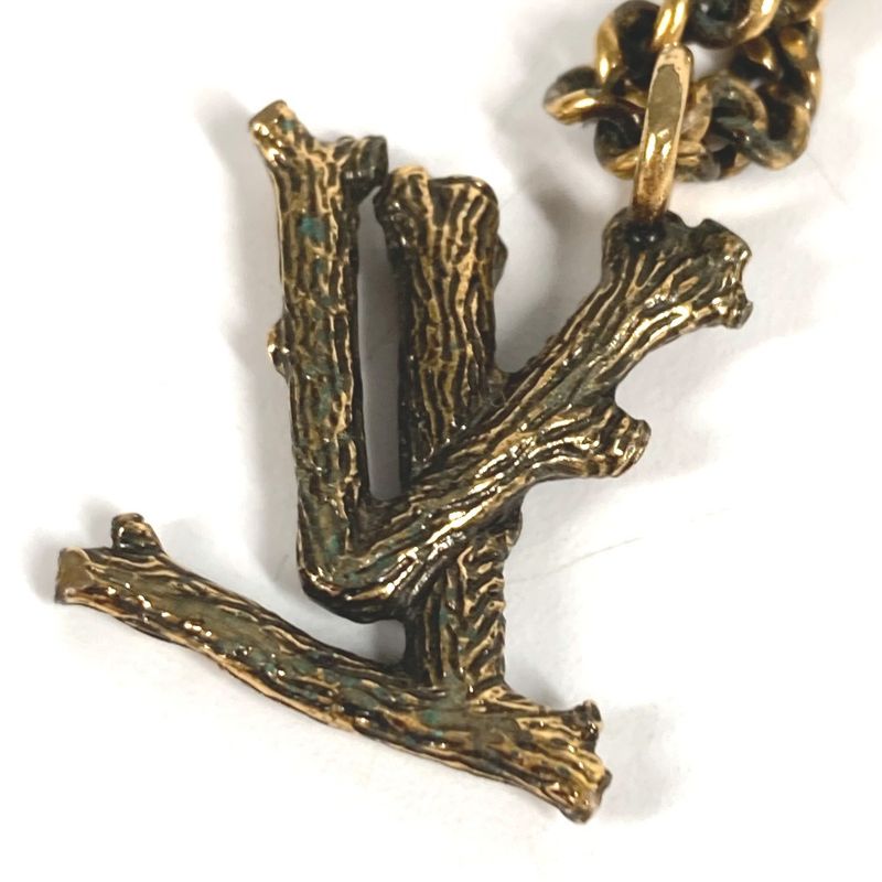 Louis Vuitton Necklace Pendant Wood Mp2780 Metal — view 7