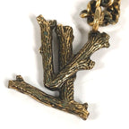 Louis Vuitton Necklace Pendant Wood Mp2780 Metal — view 7