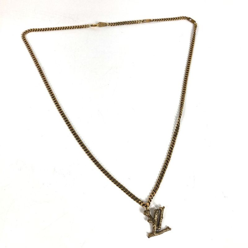 Louis Vuitton Necklace Pendant Wood Mp2780 Metal — view 4