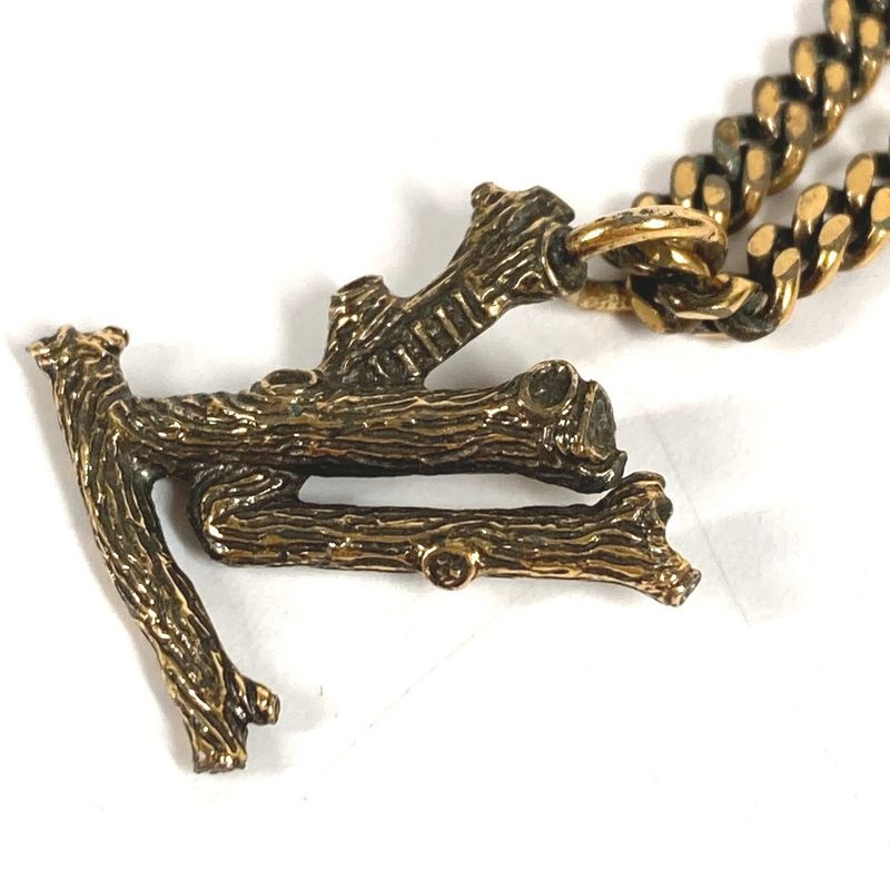 Louis Vuitton Necklace Pendant Wood Mp2780 Metal — view 6