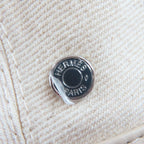 Hermes Saint Honore 100% Cotton Silver Hardware Serie Leather Beret — view 7