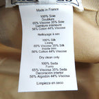 Hermes Davis Jungle Love 100% Silk Cap Hat With Serie Button Brown 59 — view 9