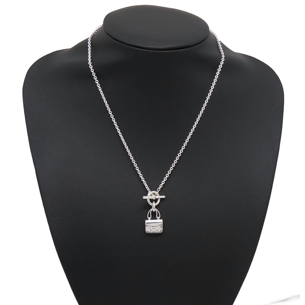 Hermes Necklace Amulet Constance Pendant Silver — view 4