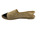 Chanel Coco Mark Espadrille Flat Shoes Size 36 Equivalen — view 6
