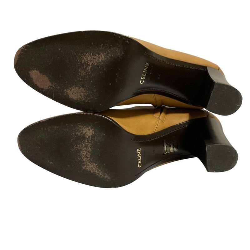 Celine Claude Triomphe Ankle Boots Size 39 Brown — view 6