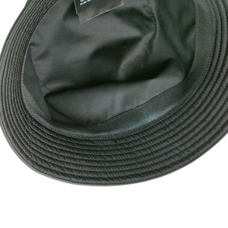 Prada 2022 Triangle Logo Renylon Bucket Hat 1 Hc137 Size S Black — view 8