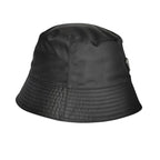 Prada 2022 Triangle Logo Renylon Bucket Hat 1 Hc137 Size S Black — view 3