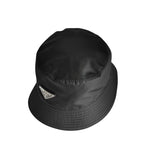 Prada 2022 Triangle Logo Renylon Bucket Hat 1 Hc137 Size S Black — view 5
