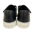 Prada Leather Velcro Sneakers Size 34.5 Black White — view 6
