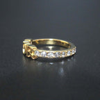 Christian Dior Dioevolution Ring S Size 11 Gold Color — view 3