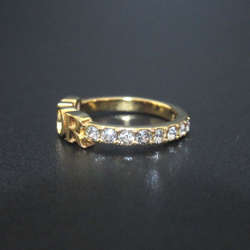 Christian Dior Dioevolution Ring S Size 11 Gold Color — view 3
