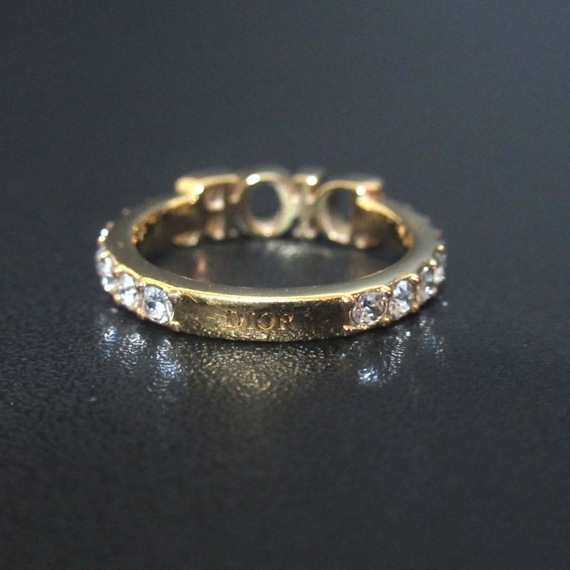 Christian Dior Dioevolution Ring S Size 11 Gold Color — view 4