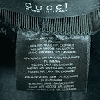 Gucci Herringbone Tweed Hat M Size Black — view 6