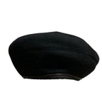 Hermes Serie Hardware 100% Cashmere Beret Hat Size 57 Black — view 2