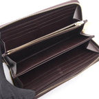 Louis Vuitton Round Long Wallet Zippy Amarant Leather — view 3