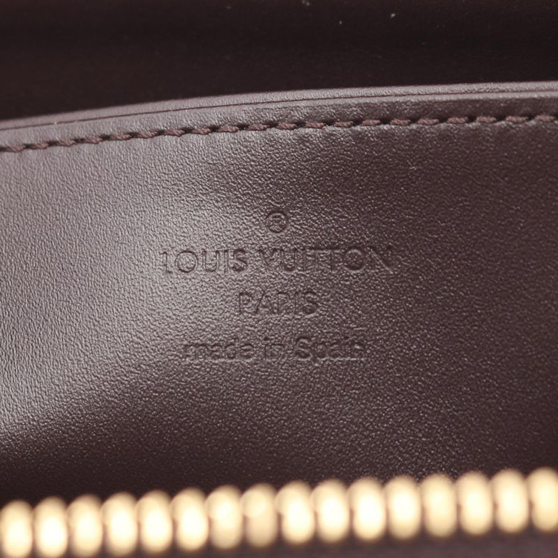 Louis Vuitton Round Long Wallet Zippy Amarant Leather — view 4