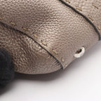 Fendi Handbag Selleria Mini Linda Grey Leather — view 9
