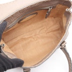 Fendi Handbag Selleria Mini Linda Grey Leather — view 4