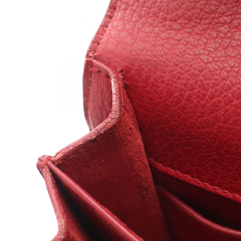 Saint Laurent Paris Shoulder Bag Sunset Medium Red Leather — view 8