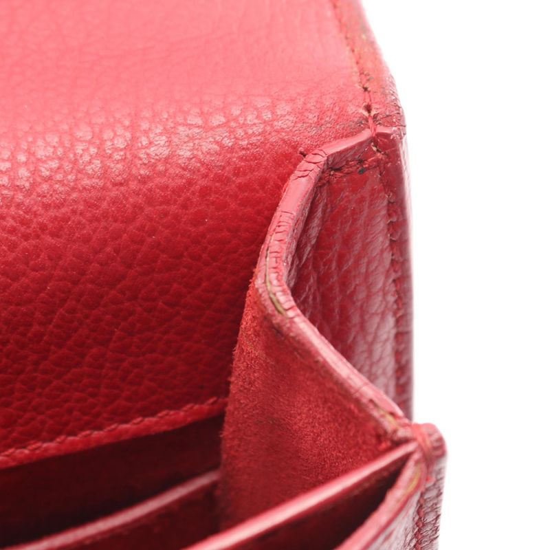Saint Laurent Paris Shoulder Bag Sunset Medium Red Leather — view 7