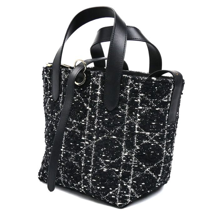 Dior Toujours Vertical Tote Bag Small 2-Way Shoulder Black M2835 Odfg m911 — view 3
