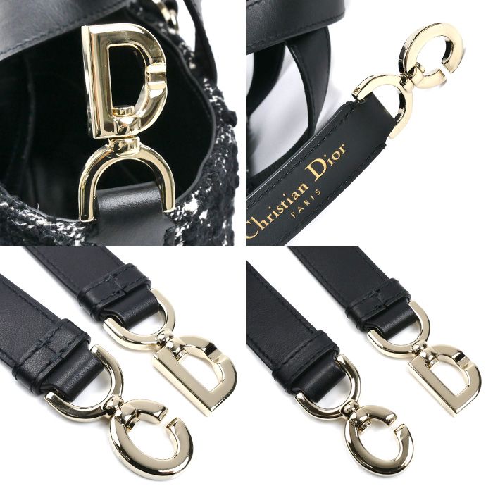 Dior Toujours Vertical Tote Bag Small 2-Way Shoulder Black M2835 Odfg m911 — view 7
