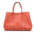 Hermes Garden Party 36 Handbag Rouge Pivoine ck P Stamp — view 3