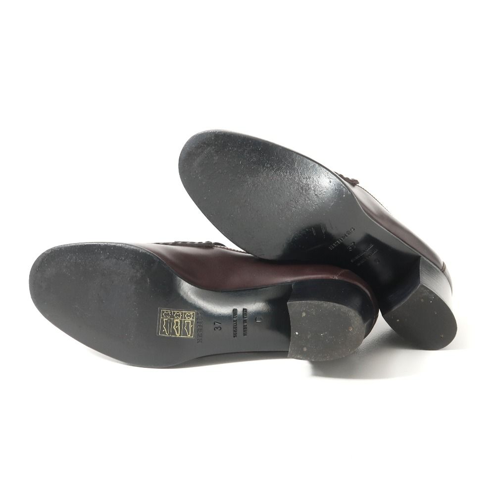 Hermes Constance Loafer 37 Buckle Dark Brown — view 6