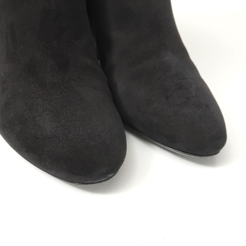 Louis Vuitton Gabi Boots 37.5 Suede Short Shoes Black — view 4