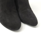 Louis Vuitton Gabi Boots 37.5 Suede Short Shoes Black — view 4