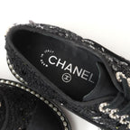 Chanel Sneakers 35 CC Logo Sequins Imitation Pearl — view 7