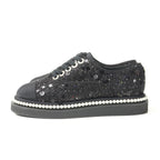 Chanel Sneakers 35 CC Logo Sequins Imitation Pearl — view 4