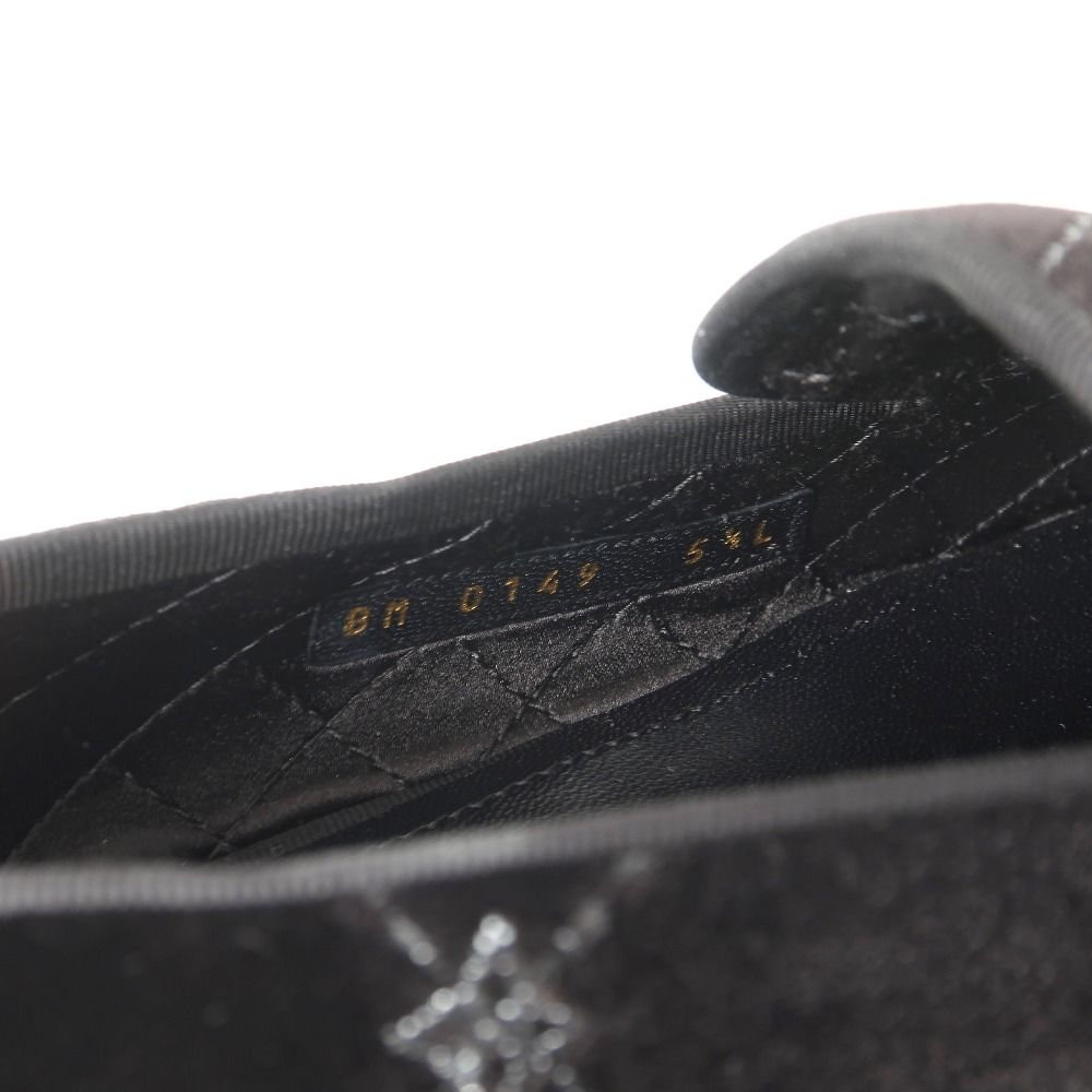 Louis Vuitton Auteuil Loafers 5.5 Velour Slip Ons — view 6