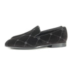 Louis Vuitton Auteuil Loafers 5.5 Velour Slip Ons — view 2