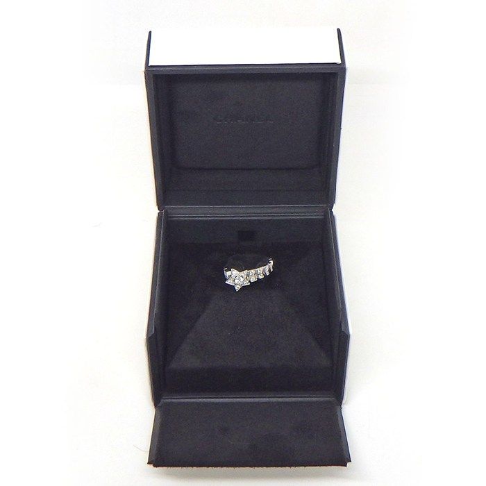 Chanel Ring Comet Shooting Star Motif Half Circle Pave 27 Points Diamond — view 9
