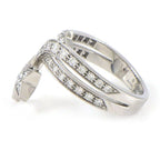 Chanel Ring Comet Shooting Star Motif Half Circle Pave 39 Points Diamond — view 3