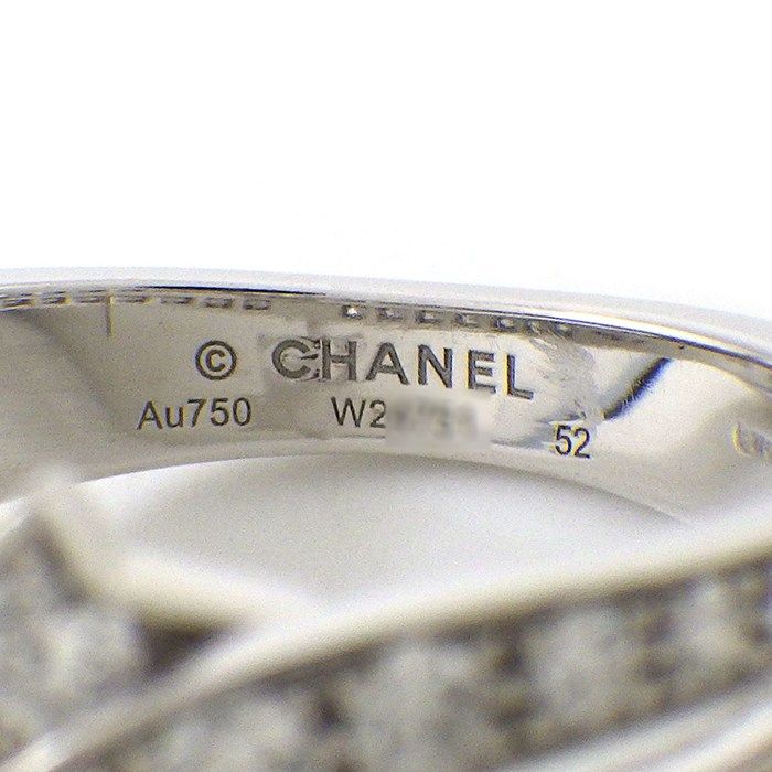 Chanel Ring Comet Shooting Star Motif Half Circle Pave 39 Points Diamond — view 4