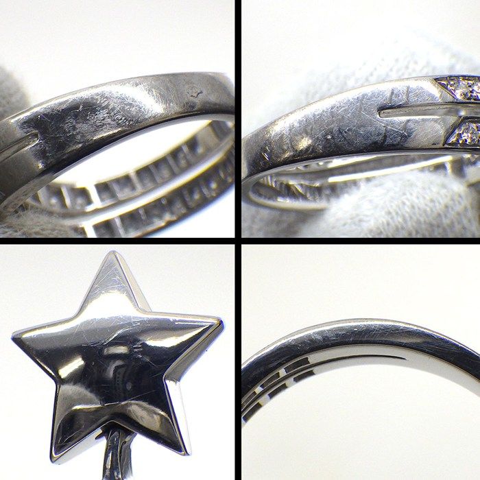 Chanel Ring Comet Shooting Star Motif Half Circle Pave 39 Points Diamond — view 7