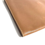 Hermes Second Bag Pochette Rio Leather Brown — view 5