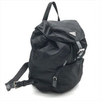 Prada Nylon Tessuto Triangle Logo Backpack Casual Black — view 2