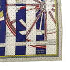 Hermes Gauroche 45 Berlinne Carriage Multicolor Beige Scarf Bandana — view 5