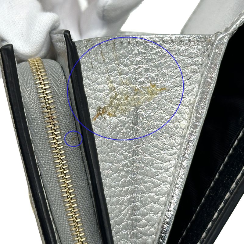 Gucci Wallet GG Supreme Petit Marmont Trifold — view 8