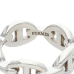 Hermes Chaine Dancre Enchainee PM Silver Ring No 12.5 — view 4