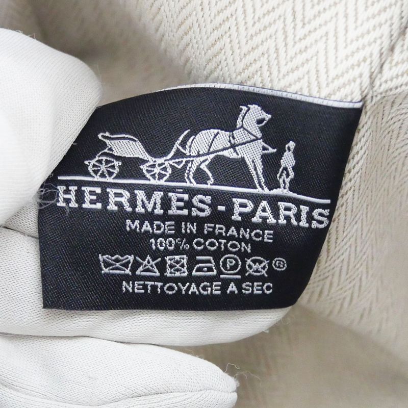 Hermes Bridal Black PM H Pavillon Handbag Pouch Khaki — view 8